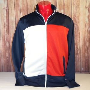 Tommy Hilfiger Zip Up Polyester Flag Track Jacket